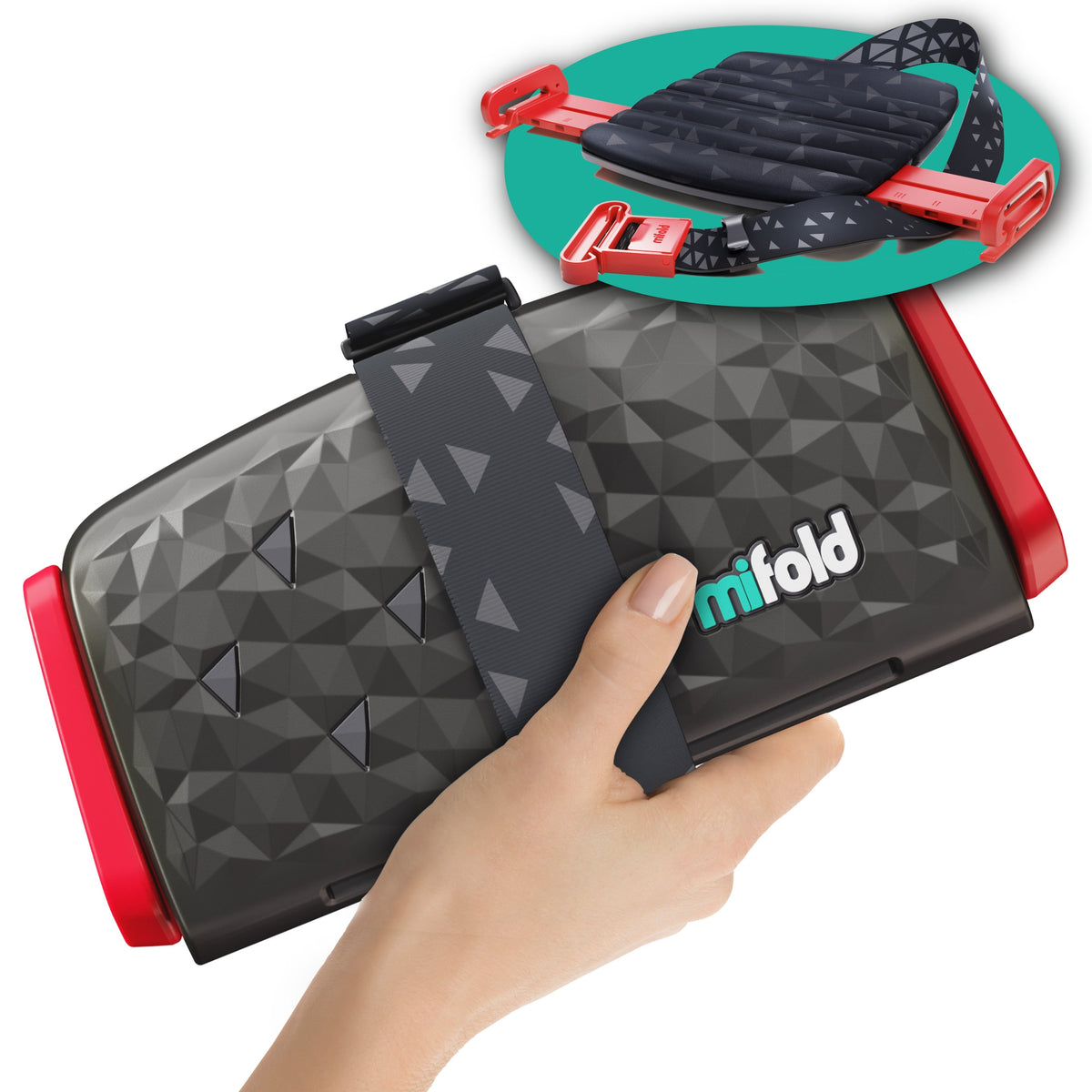 mifold Grab-and-Go Booster ジュニアシート Mifold Comfort grab-and-go booster