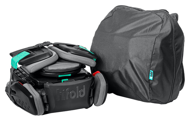 mifold hifold the fit-and-fold booster + storage bag + cup holder